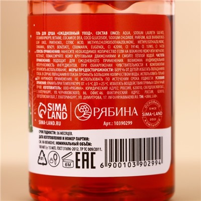 Подарочный набор новогодний URAL LAB «Волшебные истории»: гель для душа и лосьон для тела, 2х100 мл