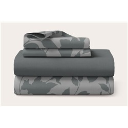 Комплект постельного белья SONNO URBAN FLOWERS Цветы, Матовый Графит