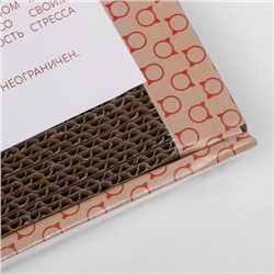 Домашняя когтеточка-лежанка для кошек, 50×24 см