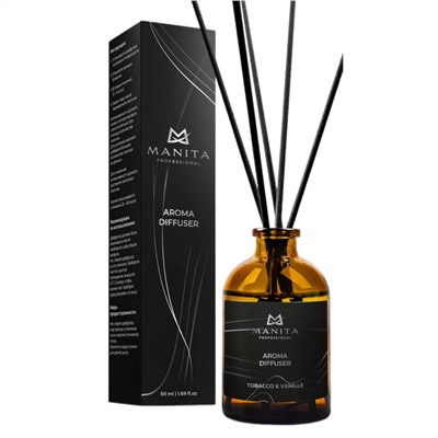 MANITA Ароматический диффузор / Aroma Diffuser Tobacco & Vanille, 50 мл