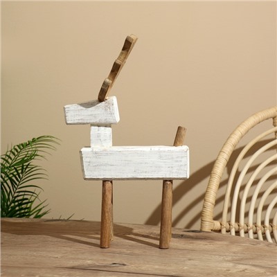 Сувенир «Олень», 25×14.5×43 см, манговое дерево