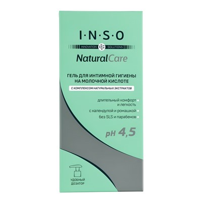 Гель для интимной гигиены INSO Natural Care, 250 мл
