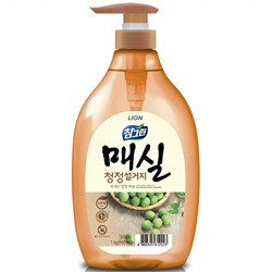 LION CHARM Green Средство для мытья посуды, овощей и фруктов (Японский абрикос) 1000 г