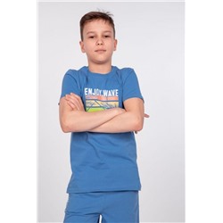 Футболка для мальчика 52415 (Синий)