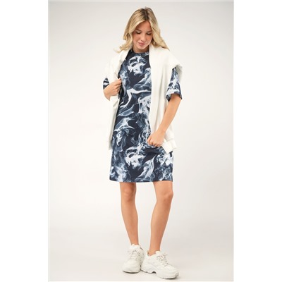 Женское платье-футболка оверсайз Happyfox