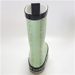 80-520C зел Сапоги резиновые для девочек (27-32)/12