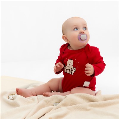 Боди детское «Крошка Я» Santa baby, рост 62-68 см