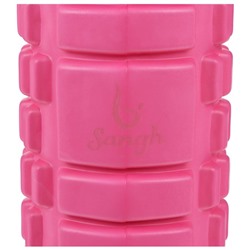 Ролик массажный Sangh, 45×14 см, цвет розовый