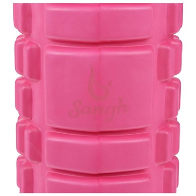 Ролик массажный Sangh, 45×14 см, цвет розовый
