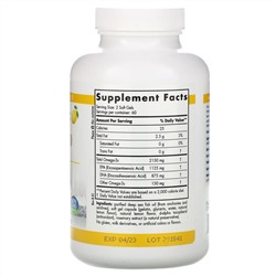 Nordic Naturals, ProOmega 2000, лимон, 1,250 мг, 120 мягких таблеток