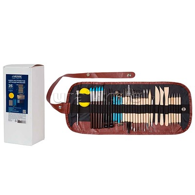 Набор инструментов для лепки и моделирования "HOBBY CREATIVE" 35 предметов