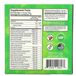 Vitamin Bounty, Greens For Keto, Raw Greens Powder, Berry Flavor, 180 g