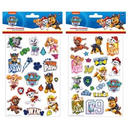 Наклейки объемные 1 лист 10х21 см ассорти PPGW-AR-STCP Paw Patrol