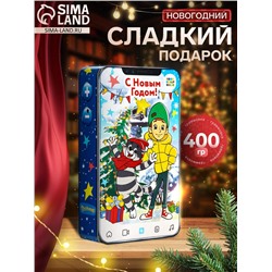 Сладкий новогодний подарок «Телефончик: Простоквашино», детский, 400 г