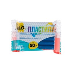 Пластилин 50гр. "Учись" синий LNMC-50 Лео