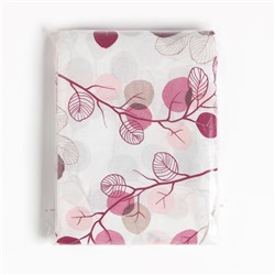 Пододеяльник 1.5-спальный «Экономь и Я. Эвкалипт», 147×210 см, розовый, бязь