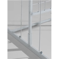 УЦЕНКА Стойка с сеткой, двухсторонняя, в комплекте 16 полок для семян, 63*49*183 см, цвет белый 4192