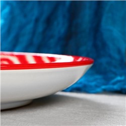 Набор чайный Шафран «Риштанская керамика», 9 предметов: чайник 800 мл, пиалы 6 шт. 300-500 мл, ляган, блюдце, разноцветный