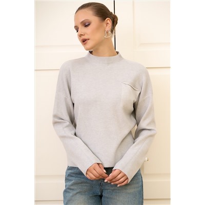 Пуловер Сара (серый)