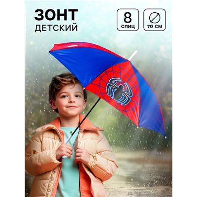 Зонт детский, 8 спиц, Ø 70 см, Человек-паук