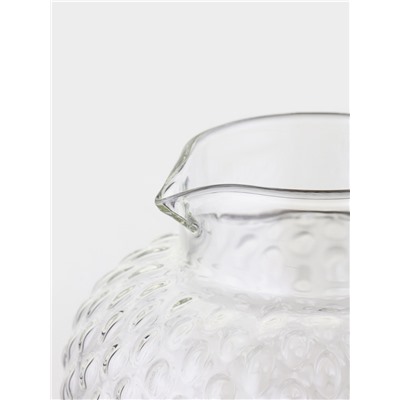 Кувшин Magistro «Богема. Дольки», 3 л, 21×15×27 см, крышка-сито, стекло, прозрачный