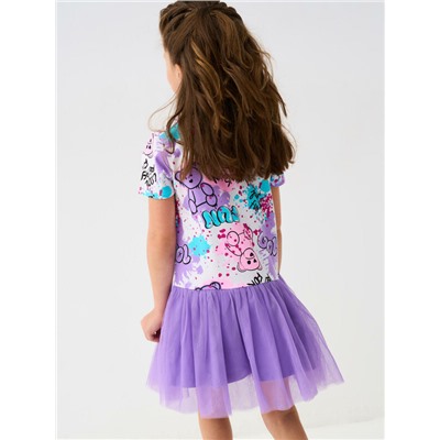 Платье трикотажное для девочек