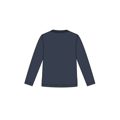 Фуфайка трикотажная для мальчиков (футболка с длинными рукавами)