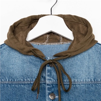 Куртка джинсовая для мальчика, цвет синий, рост 104 см