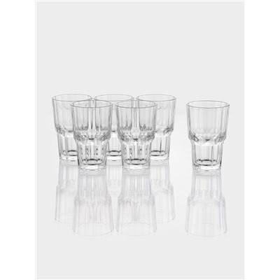 Набор стаканов Paşabahçe Serenity, 265 мл, 6 шт., стекло, прозрачный