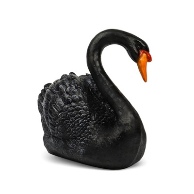 Садовая фигура из полистоуна «Лебедь», 34×25×40 см