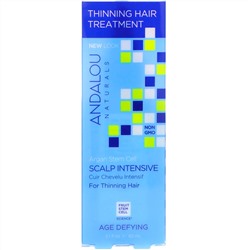 Andalou Naturals, Стволовые клетки аргании, интенсивный уход за кожей головы и редеющими волосами, антивозрастной, 62 мл (2,1 жидкой унции)