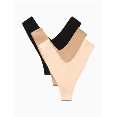 Трусы бесшовные бразильяно KAFTAN, набор 3 шт., размер 44-46