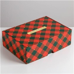 Коробка подарочная новогодняя складная «Волшебного Нового года», 30.5×22×9.5 см