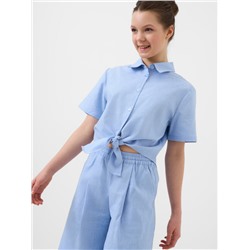 Комплект текстильный для девочек: рубашка, шорты