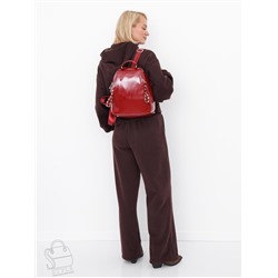 Рюкзак женский кожаный 19001-8 wine red Polina&Eiterou в Новосибирске