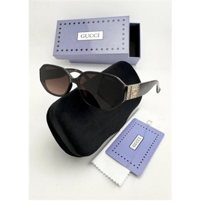 Набор женские солнцезащитные очки, коробка, чехол + салфетки #22770421