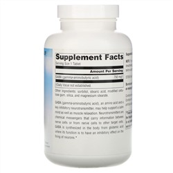 Source Naturals, GABA Calm Mind, ГАМК, 750 мг, 180 таблеток