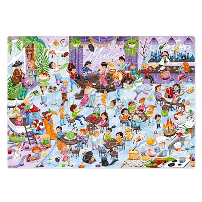 Пазл 120 "Ресторан" Виммельбух