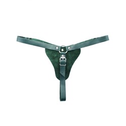 Изумрудные трусики с кольцом для насадок Emerald Panties