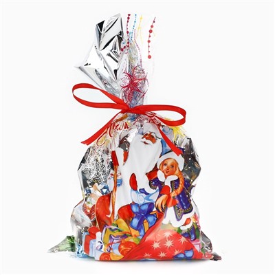 Пакет подарочный «Сказка» 25×40 см, цветной металлизированный рисунок