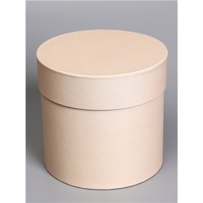 Набор шляпных подарочных коробок 5 в 1, коричневый, 23×23-14×14 см