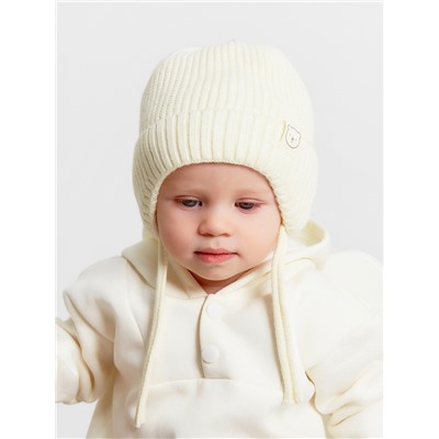 Шапка детская «Крошка Я», размер 46-48 см, молочная