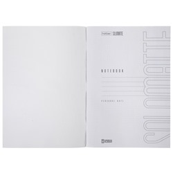 Тетрадь А4  48л клетка soft-touch "SoloMatte. Черный бархат" (092936) Хатбер