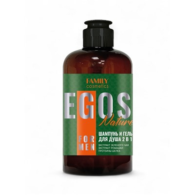 Шампунь и гель для душа мужской Nature, 470 мл