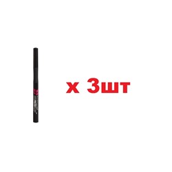 Maybelline New York Подводка лайнер для глаз Hyper Precise черный 3шт