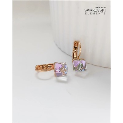 Серьги с кристаллами Swarovski