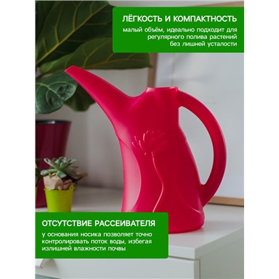 Лейка, 2 л, без рассеивателя, МИКС, «Лотос»