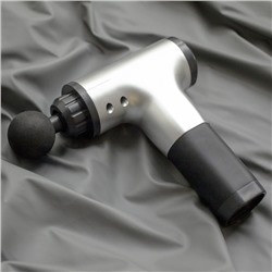 УЦЕНКА Массажёр для тела LuazON LEM-42, перкуссионный, 4 насадки, 6 скоростей, от АКБ