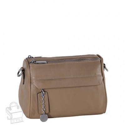Сумка женская кожаная 22-09VG beige Vitelli Grassi