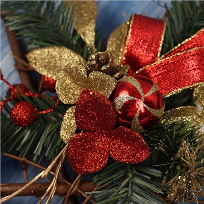 Украшение ёлочное «Зимнее волшебство. Звезда», новогоднее, 30×30 см, в виде звезды